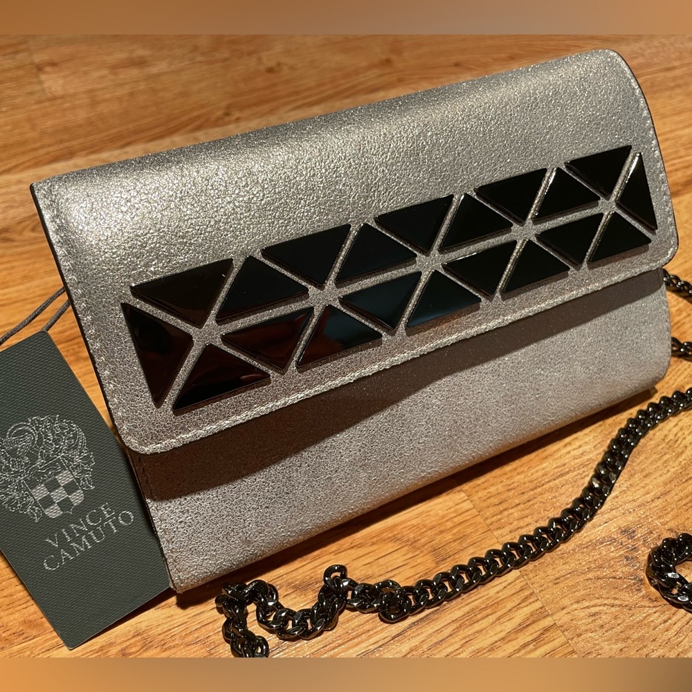 Vince Camuto Mosaic Fit Leather Crossbody Bag